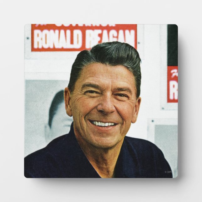 Ronald Reagan Fotoplatte (Vorderseite)