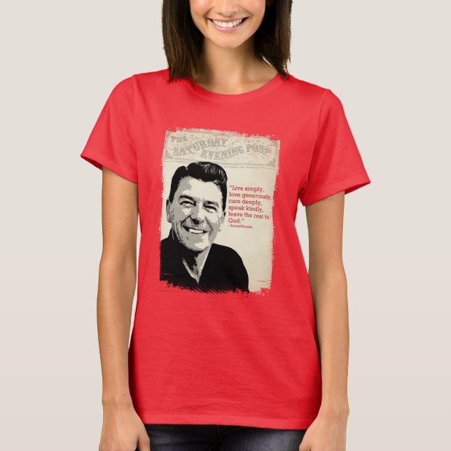 Ronald Reagan-Zitat T-Shirt (Vorderseite)