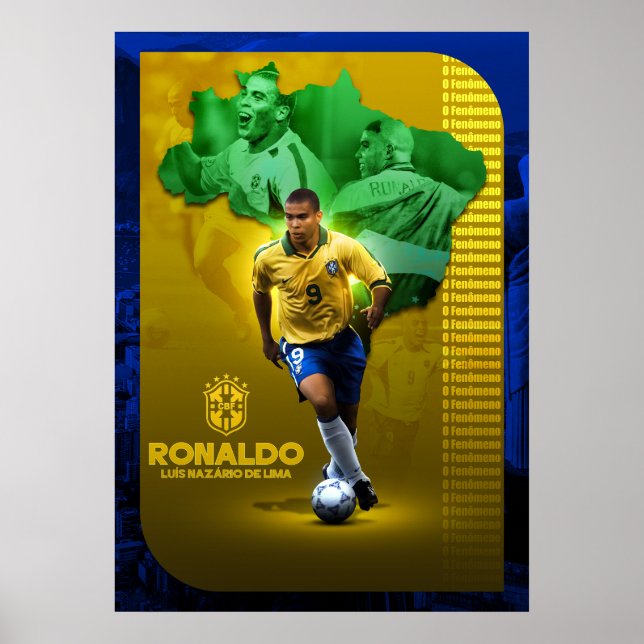 Ronaldo "O Fenômeno" Legend Tribute Poster (Vorne)