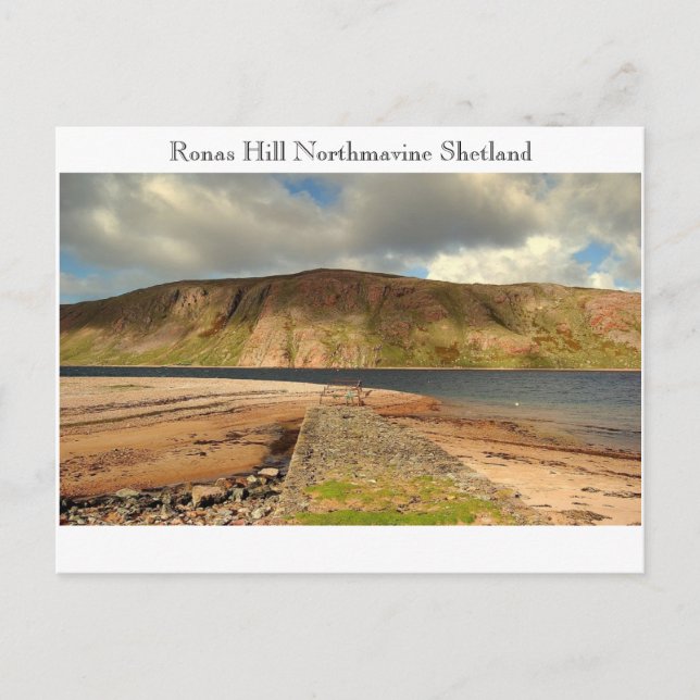 RonasHill, Ronas Hill Northmavine Shetland Postkarte (Vorderseite)