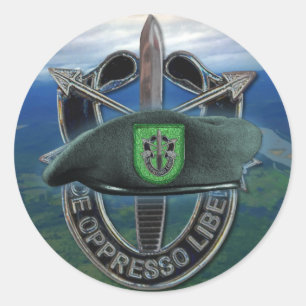 Rond 10e Sticker du groupe des forces spéciales Berets 