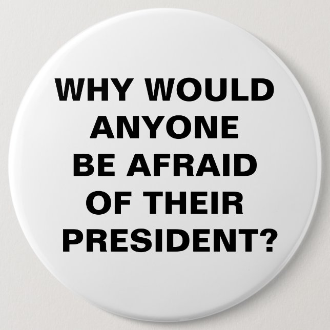 Rond 15,2 Cm Pourquoi ? Badge (Devant)