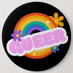 Rond 15,2 Cm Queer. LGBT+Pride. Badge