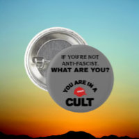 Anti-fasciste | Vous Êtes Dans Un Culte | Badge