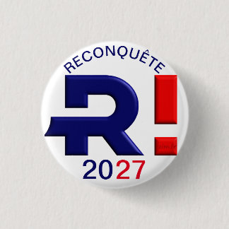 Rond 2,50 Cm Badge 32 mm, Reconquête 2027