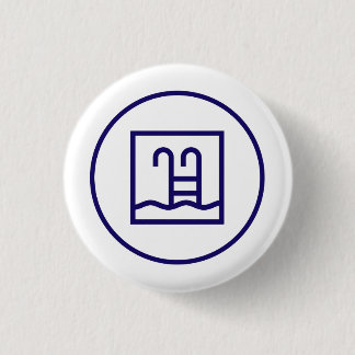 Rond 2,50 Cm Badge Club Piscine