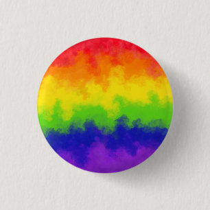 Rond 2,50 Cm badge de la fierté arc-en-ciel