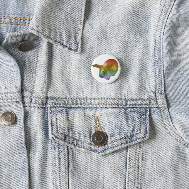 Rond 2,50 Cm Badge Rainbow Paddy (En situation)