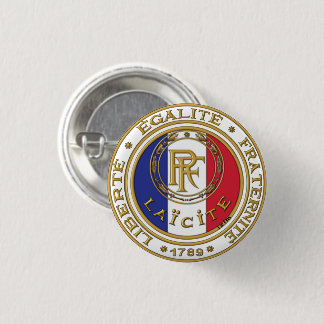 Rond 2,50 Cm Badge rond, Républicain laïc