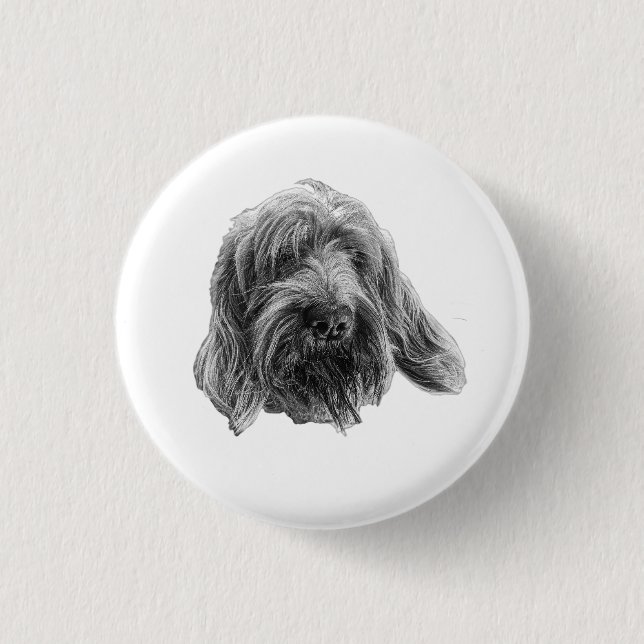 Rond 2,50 Cm Badge Spinone Rustique (Devant)
