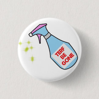 Rond 2,50 Cm Badge Terf Be Gone