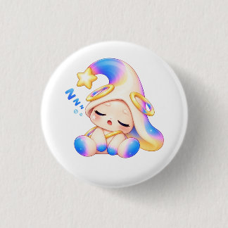 Rond 2,50 Cm Badge Zessi Endormi (ZZZ) - Collection Humeur