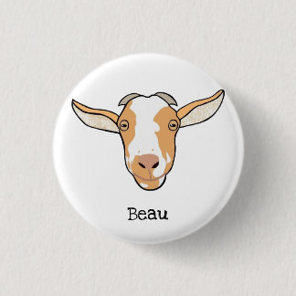Rond 2,50 Cm Beau the Goat Badge