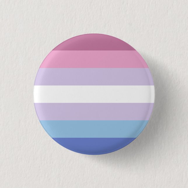 Rond 2,50 Cm Bigender Flag Badge (Devant)
