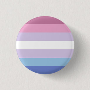 Rond 2,50 Cm Bigender Flag Badge