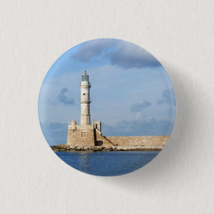 Rond 2,50 Cm Bouton du phare / Badge