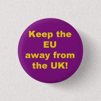 Rond 2,50 Cm Empêchez d'entrer l'UE pour badge