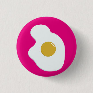 Rond 2,50 Cm Fried EGG companion badge