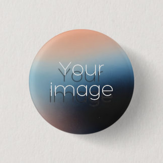 Rond 2,50 Cm image photo personnalisée ici badge bouton épingle