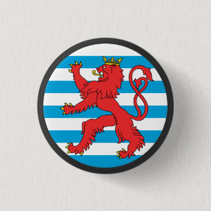Rond 2,50 Cm Le Luxembourg Badge - le drapeau civil