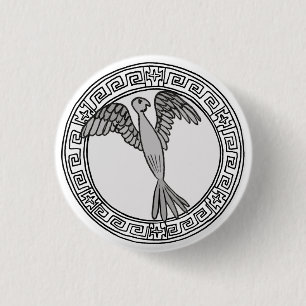 Rond 2,50 Cm Les Olympiens ! Symbole Héra / Juno badge