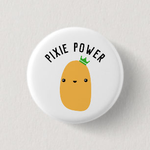 Rond 2,50 Cm Puissance de Pixie Badge