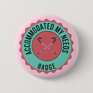 Rond 5 Cm Accommodé mon badge de besoins