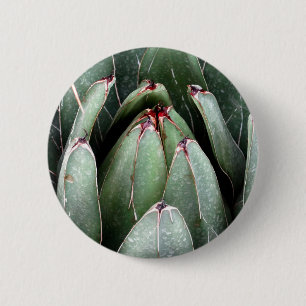 Rond 5 Cm Aloe Vera Photo Plante Lover Round Badge