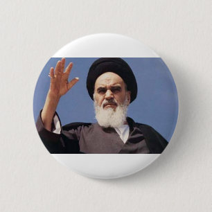 Rond 5 Cm Ayatollah Khomeini Badge