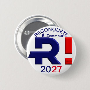Rond 5 Cm Badge 57 mm, Reconquête 2027