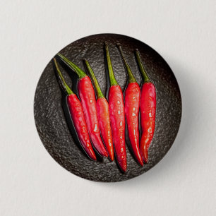 Rond 5 Cm Badge de boutons Red Chili Peppers