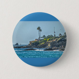 Rond 5 Cm Badge de Laguna Beach