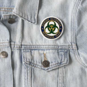 Rond 5 Cm Badge de l'équipe d'intervention en cas d'éclosi