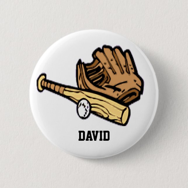Rond 5 Cm badge d'équipement de base-ball (Devant)
