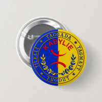Badge Kabylie Libre & Laïc.