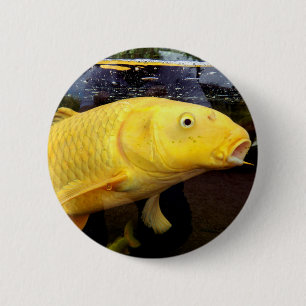 Rond 5 Cm Badge Koi Carp