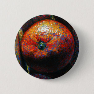 Rond 5 Cm Badge orange