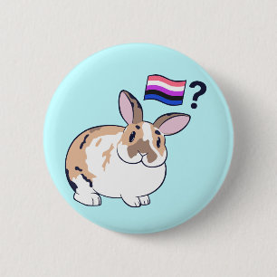 Rond 5 Cm Badge Paddy Pride (Genderfluide)