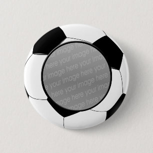 Rond 5 Cm badge photo du FOOTBALL