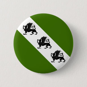 Rond 5 Cm Badge Populace du canton de Gryphonwald