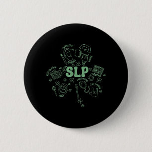Rond 5 Cm Badge Reel Thérapeute de la Parole St Patrick Chan