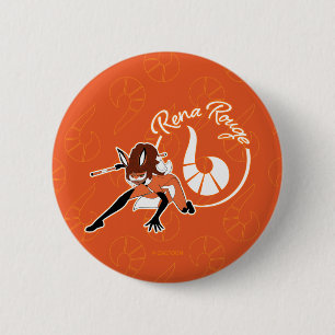 Rond 5 Cm Badge Rena Rouge