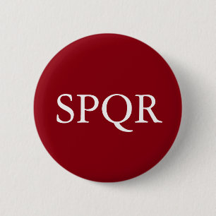 Rond 5 Cm Badge SPQR