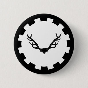 Rond 5 Cm Barony of Buckland Cross Populace Badge