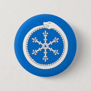 Rond 5 Cm Barony of Concordia of the Snows Populace Badge Bu