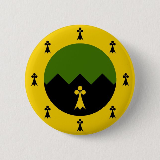 Rond 5 Cm Barony of Granite Mountain Populace Badge (Devant)