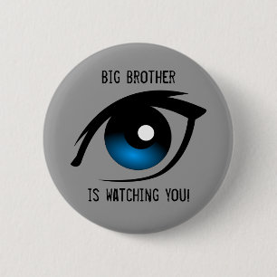 Rond 5 Cm Big Brother vous regarde ! Badge