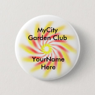 Rond 5 Cm Bouton - badge d'identification du club Modèle
