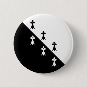 Rond 5 Cm Bouton de badge de la population de la baronnie de