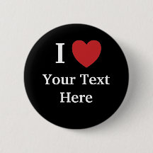 Bouton Personnalisable I Love Ajouter un badge de 